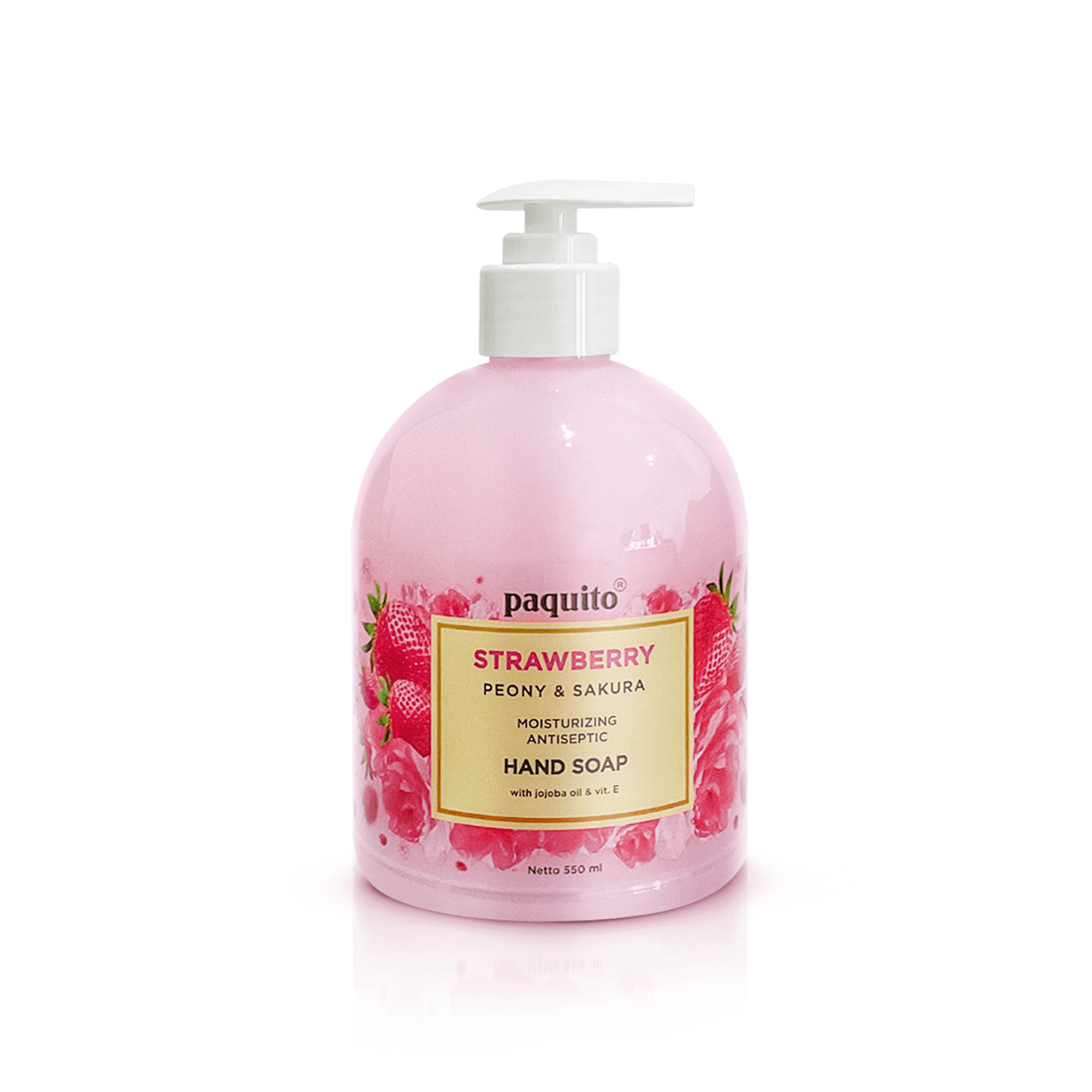 Paquito Antiseptic Hand Soap Strawberry Peony & Sakura - Image 2