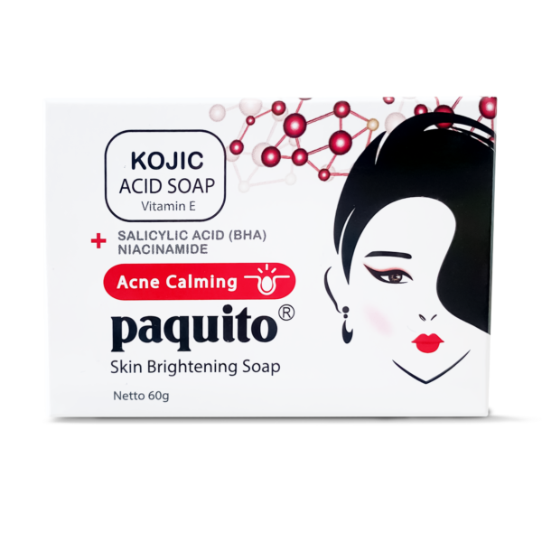 Paquito Brightening Kojic Acid Soap Acne Calming Salicylic Acid Niacinamide